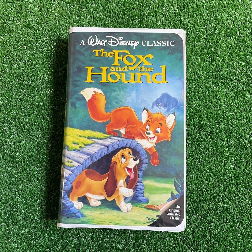 The Fox and The Hound Disney Classic Black Diamond Collection VHS Tested Vintage